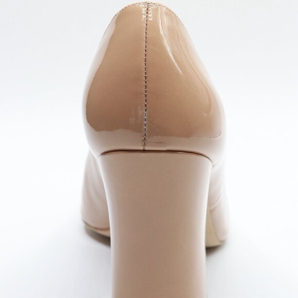 Stuart Weitzman Curveblock 85 Pump Adobe 8.5 B - Picture 4 of 4